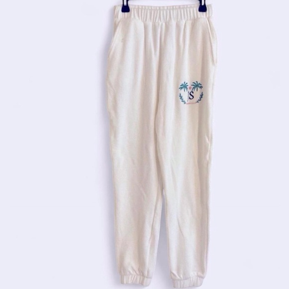 Joshua Sanders Logo-embroidered Terry Pants White Size Medium NWT - Picture 4 of 8